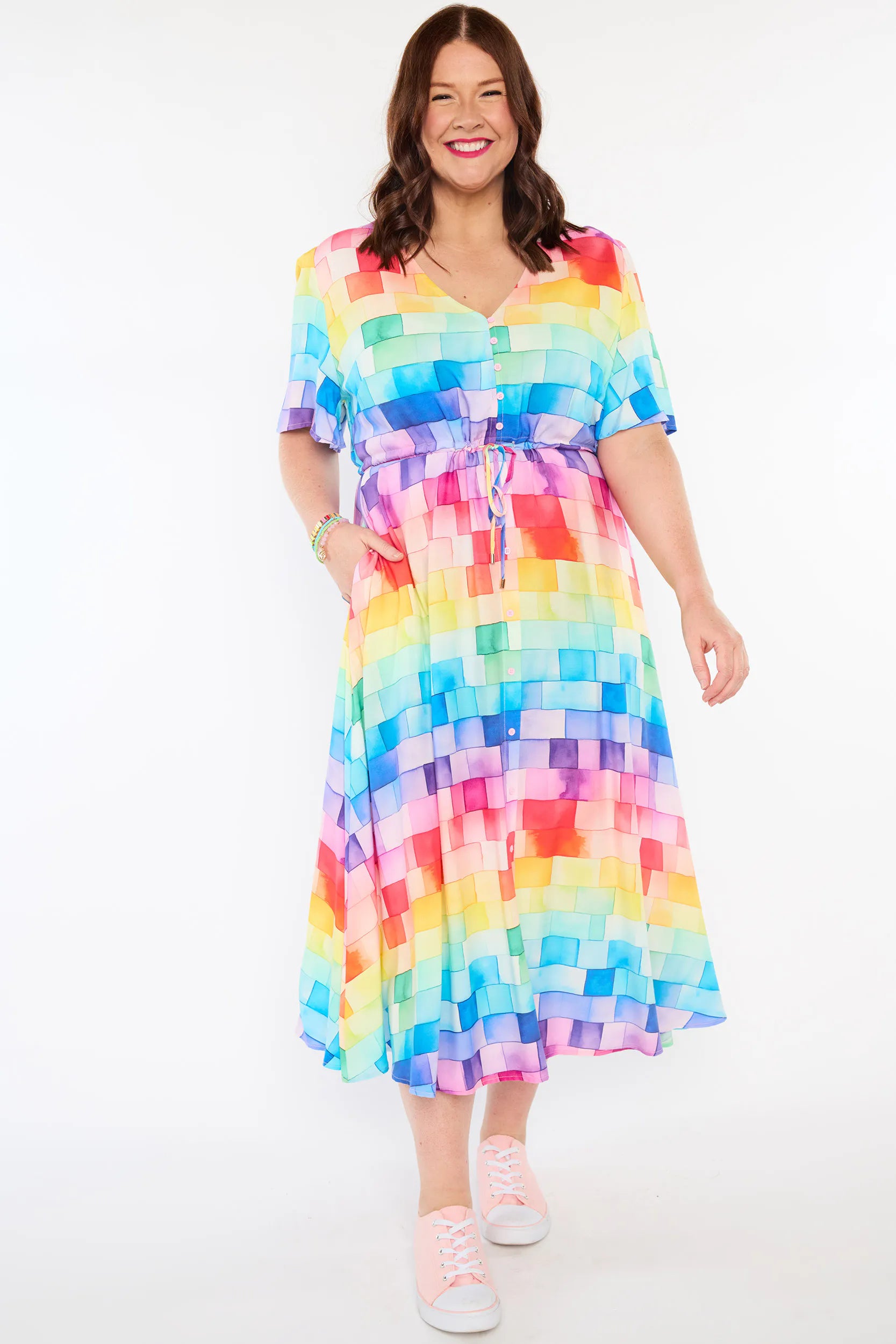 Michelle Rainbow Lane Dress