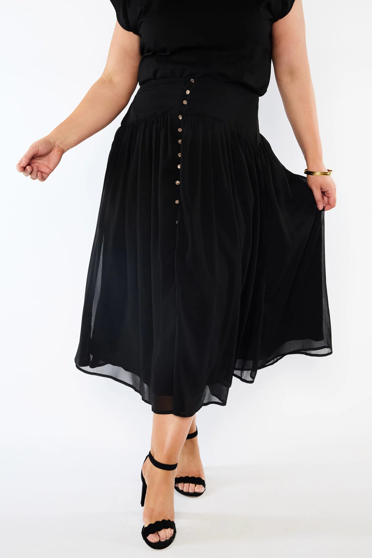 Raven Black Skirt