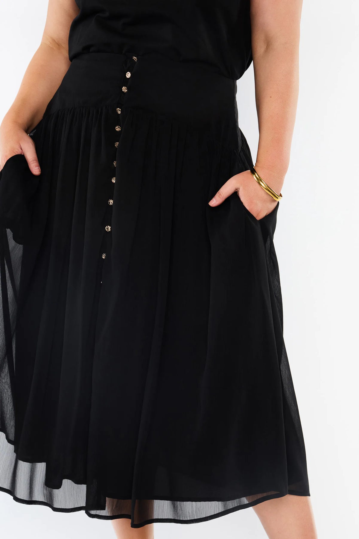 Raven Black Skirt