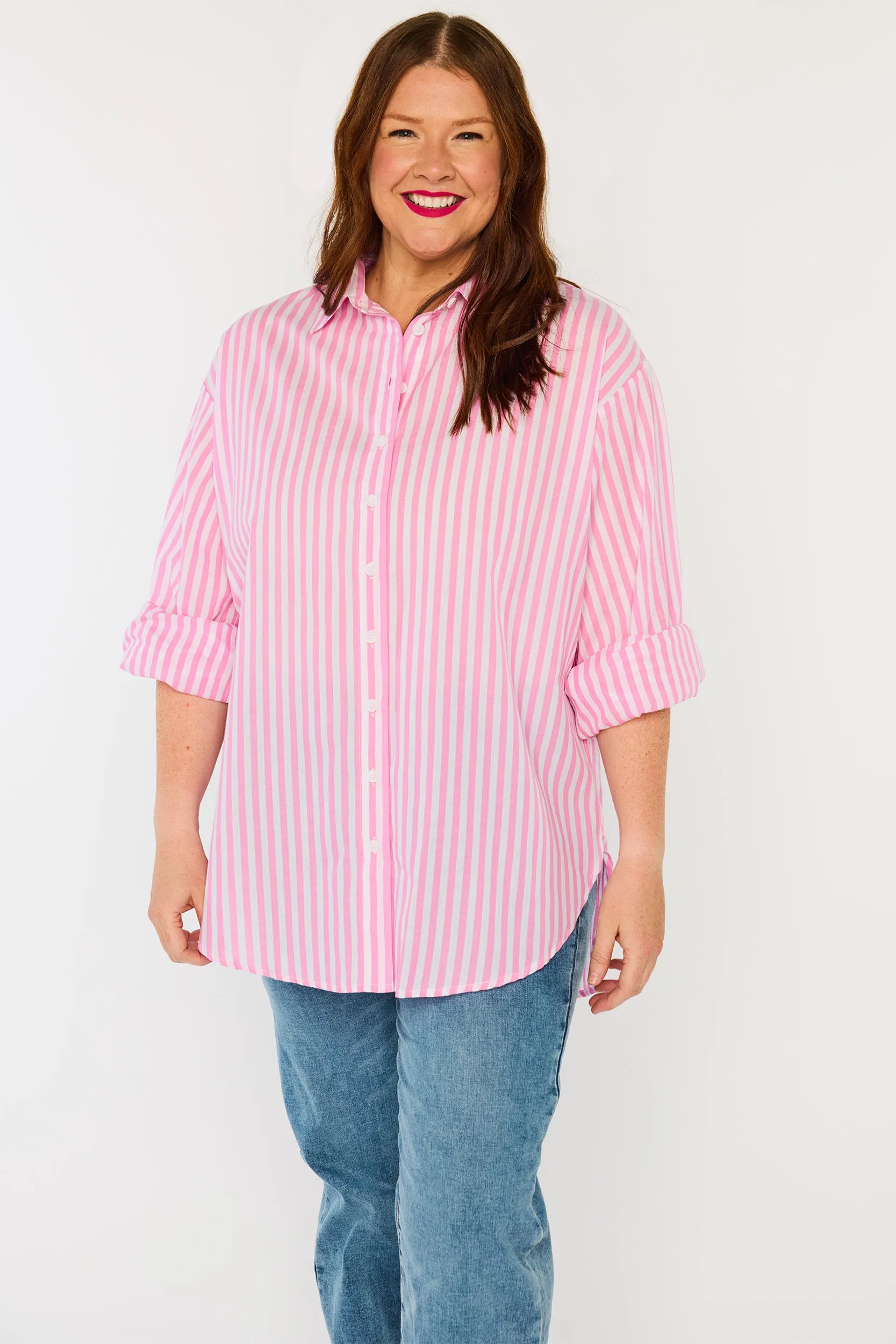Sadie Candy Stripe Shirt – Candy top