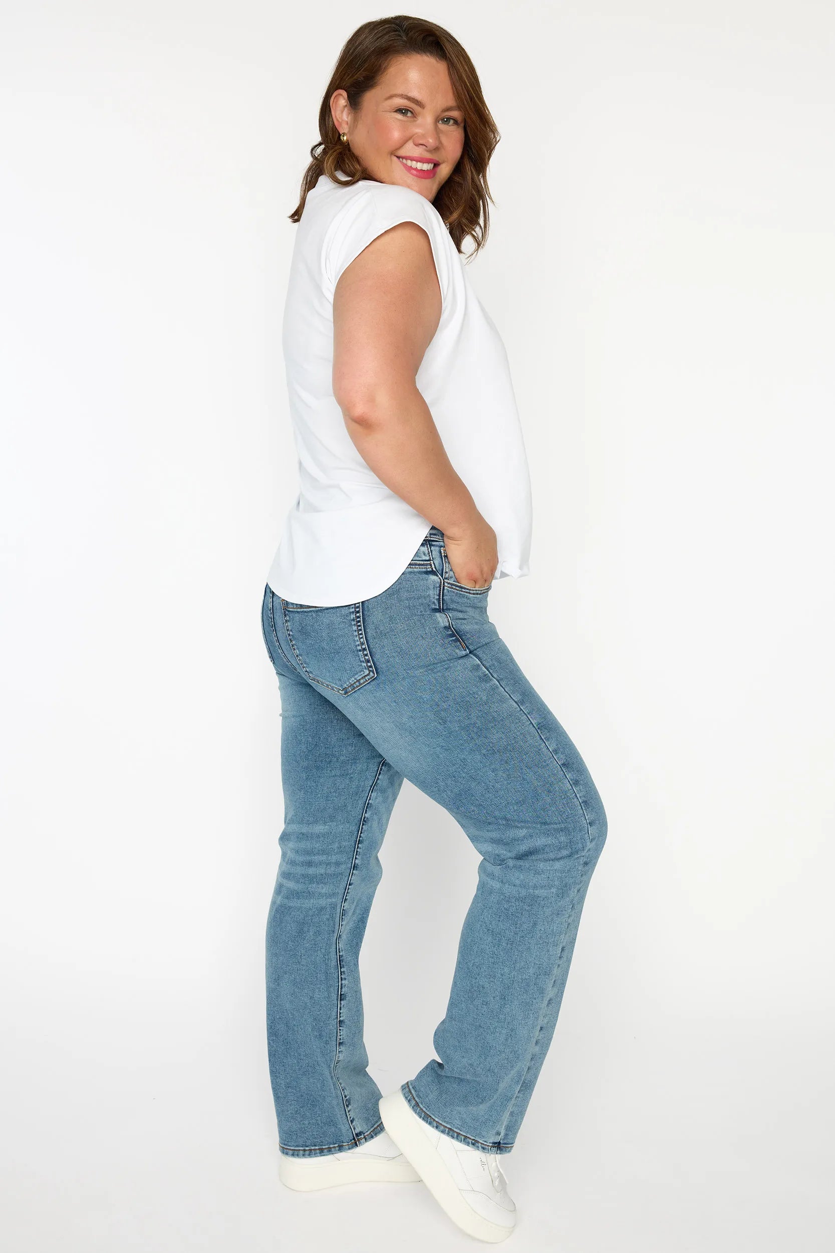 Taffy Straight Leg Denim Jean – Denim jeans