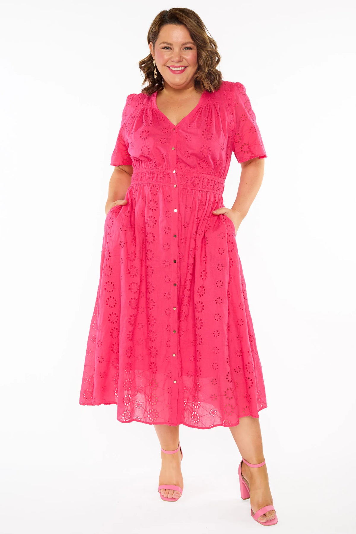 Tamsen Candy Pink Dress