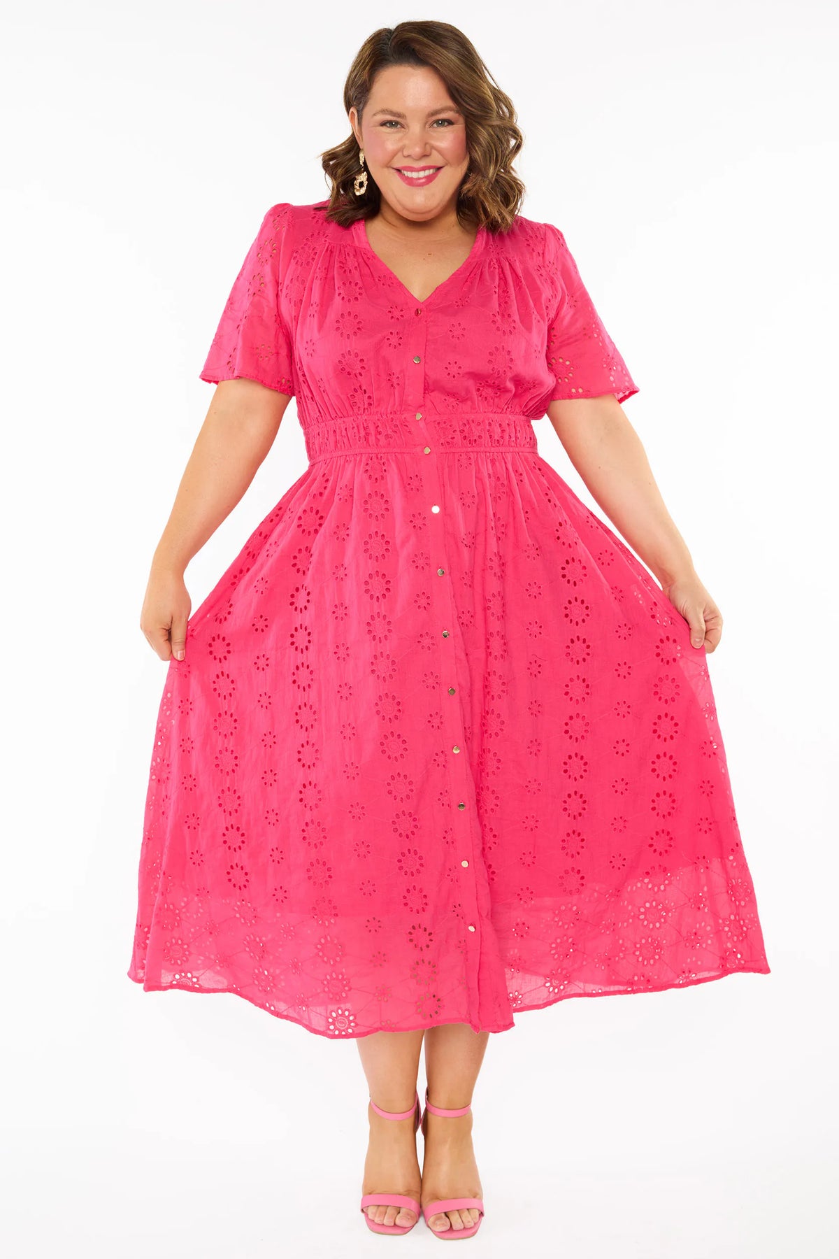 Tamsen Candy Pink Dress