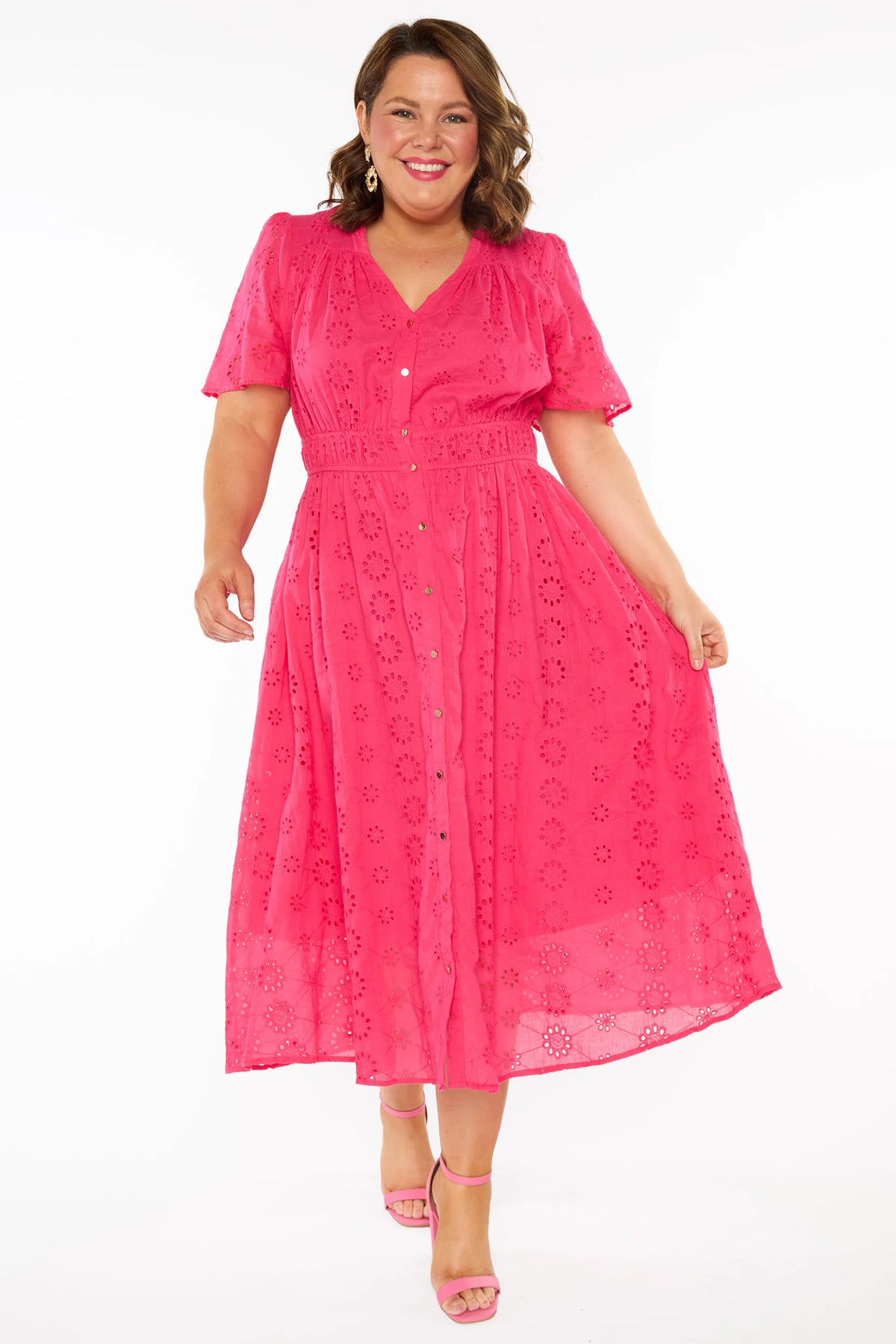 Tamsen Candy Pink Dress