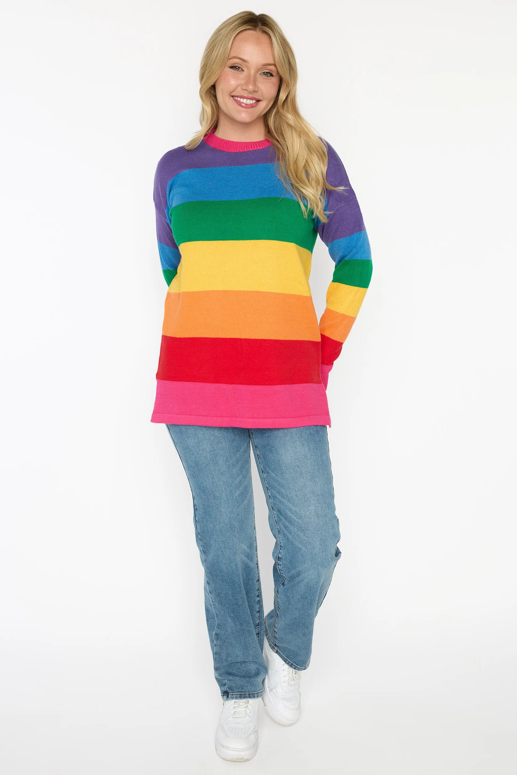 Tara Rainbow Jumper – Rainbow knit jumper
