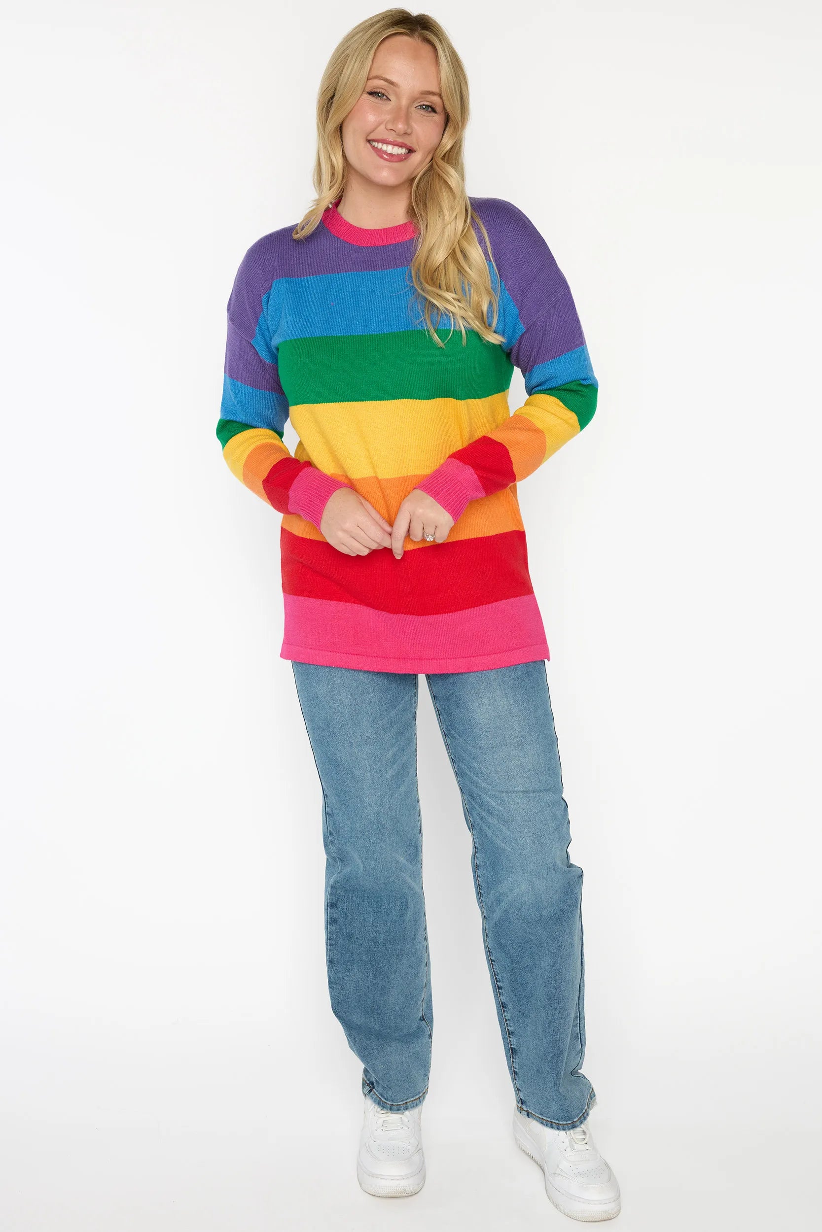 Tara Rainbow Jumper – Rainbow knit jumper