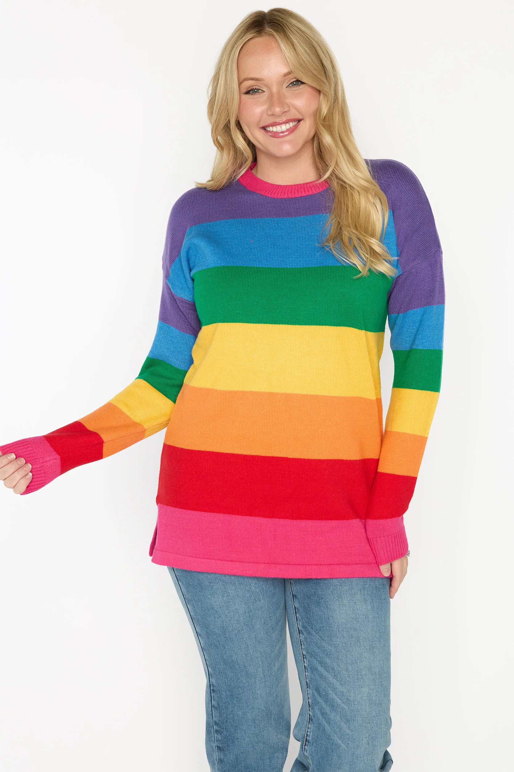 Tara Rainbow Jumper – Rainbow knit jumper