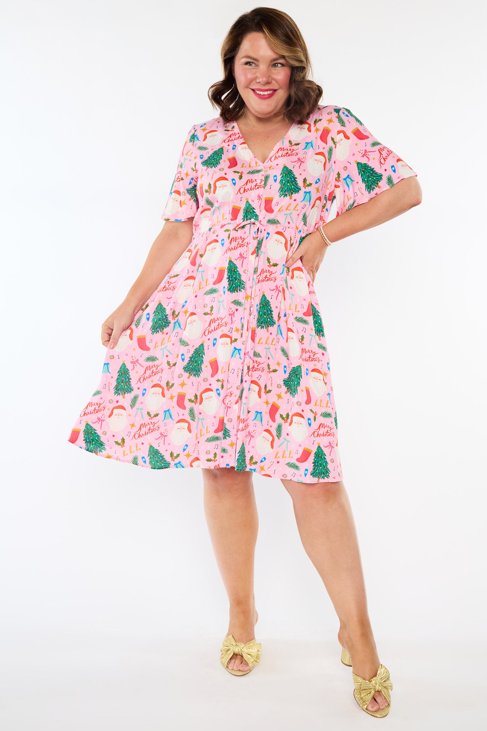 Jaz Vintage Christmas Dress (Pre-Order)