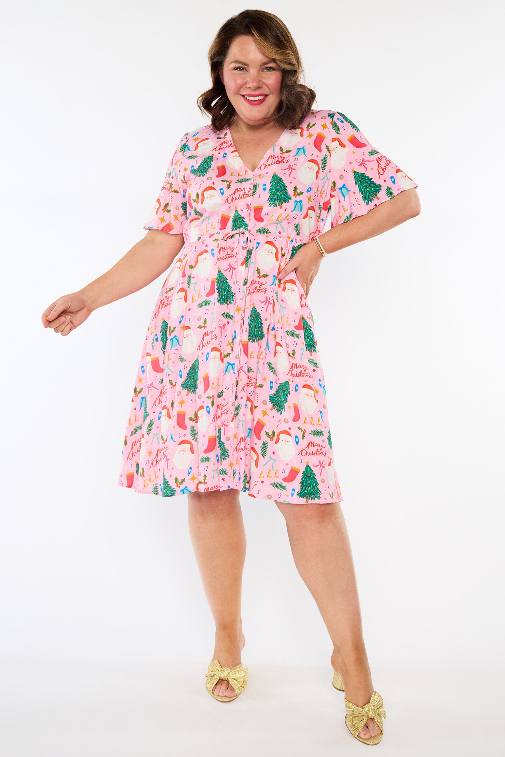 Jaz Vintage Christmas Dress (Pre-Order)