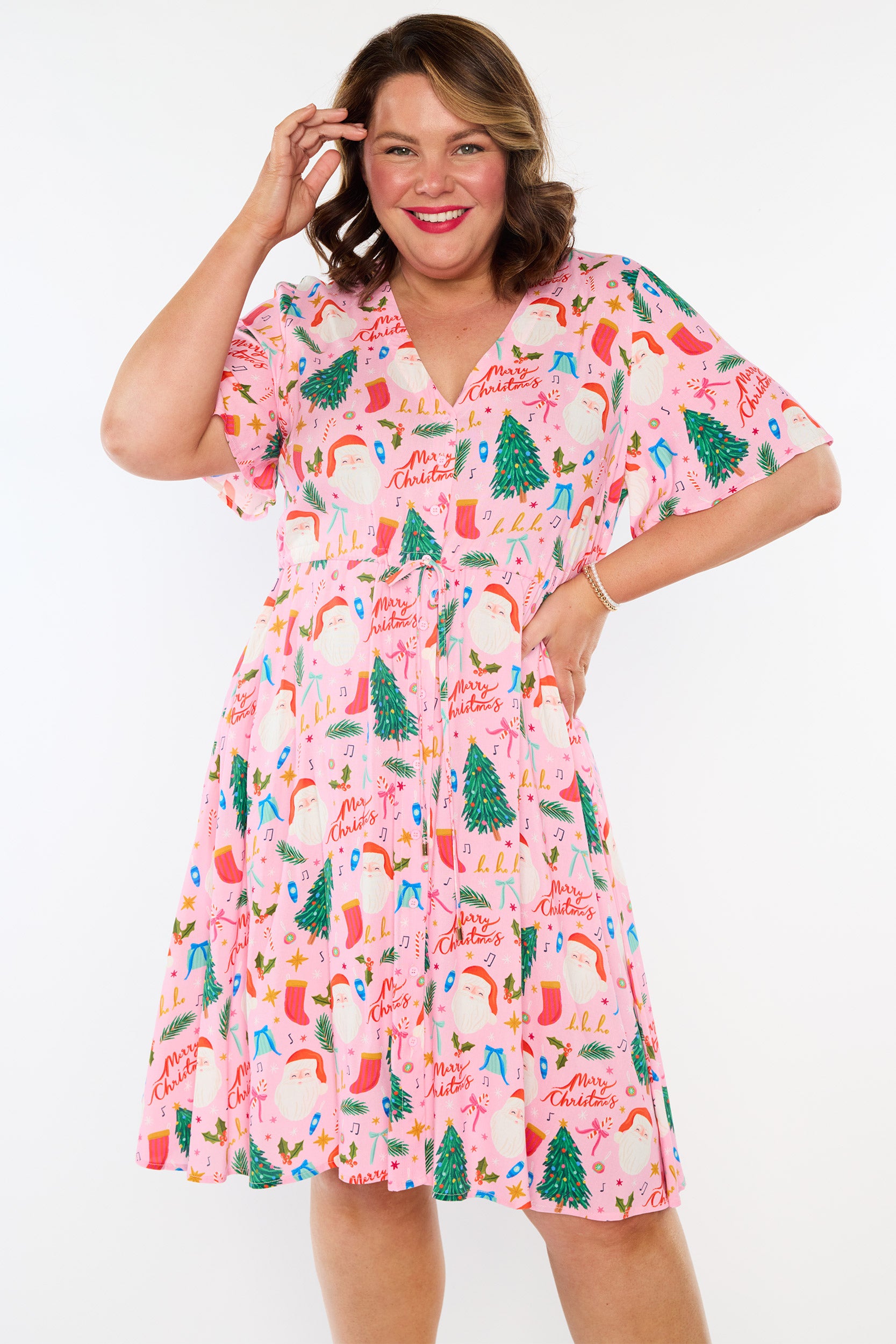 Jaz Vintage Christmas Dress (Pre-Order)