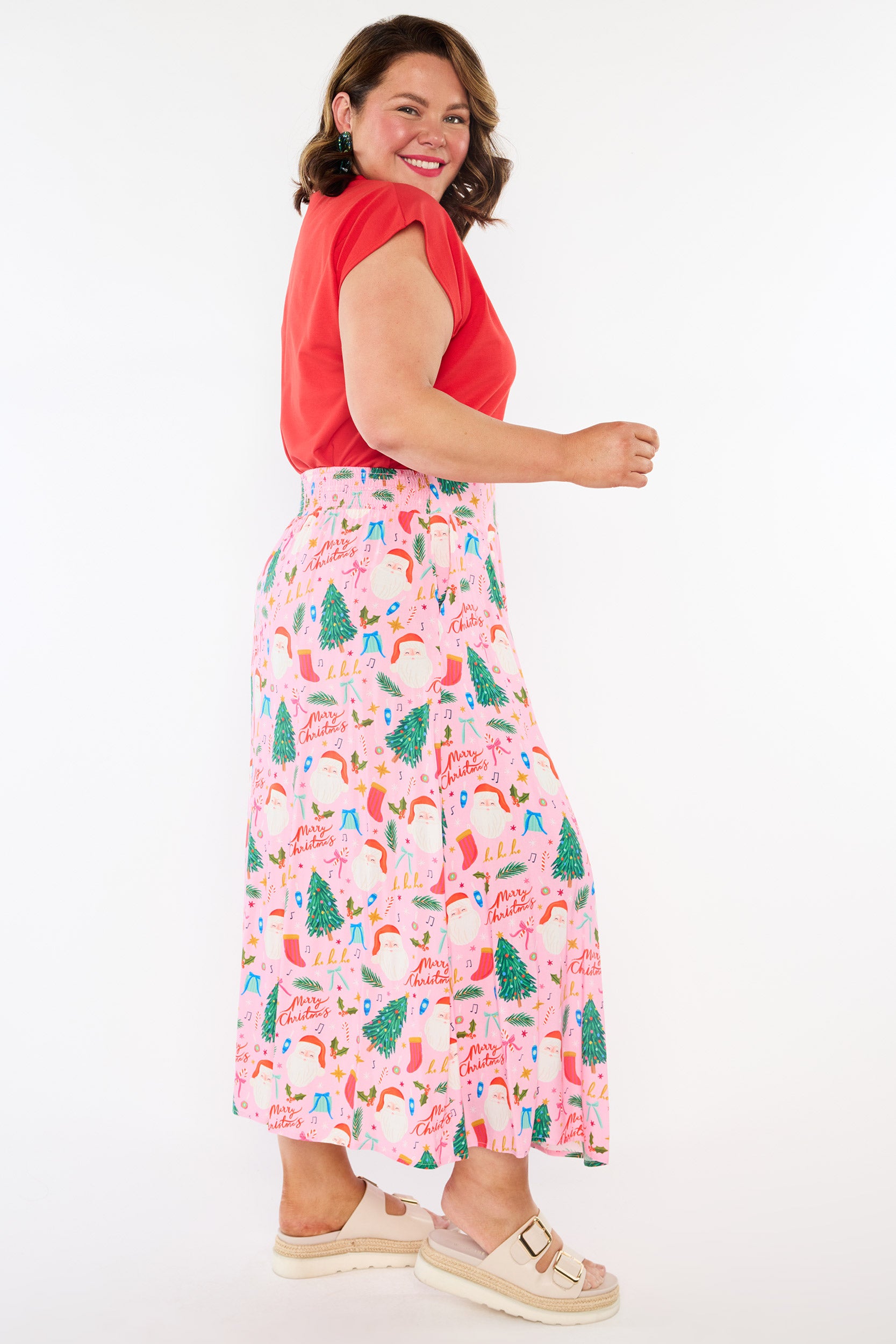 Katelyn Vintage Christmas Skirt (Pre-Order)