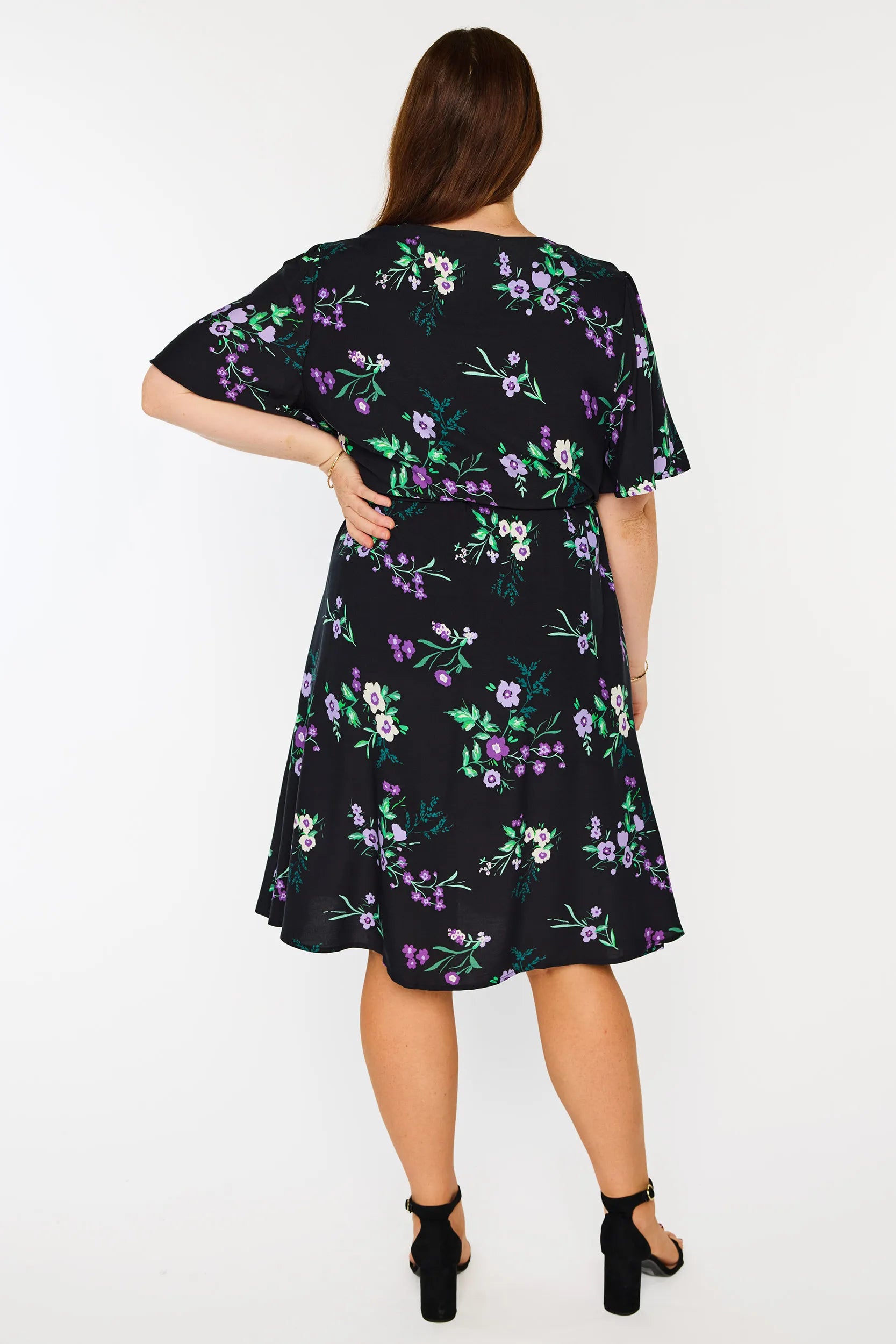 Jaz Violet Night Dress – Violet Night knee length dress