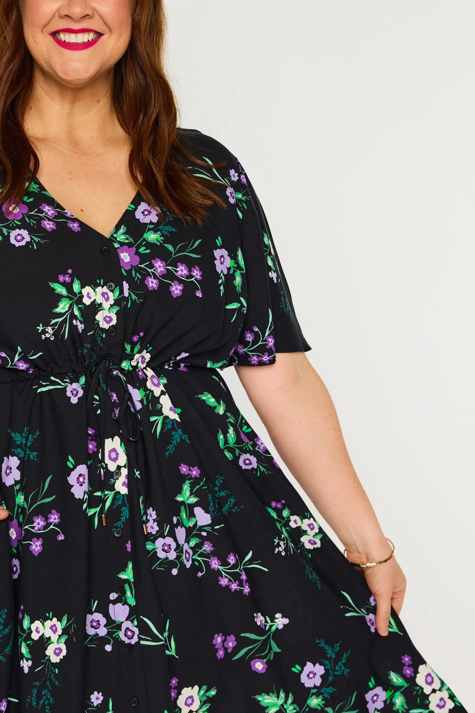 Jaz Violet Night Dress – Violet Night knee length dress