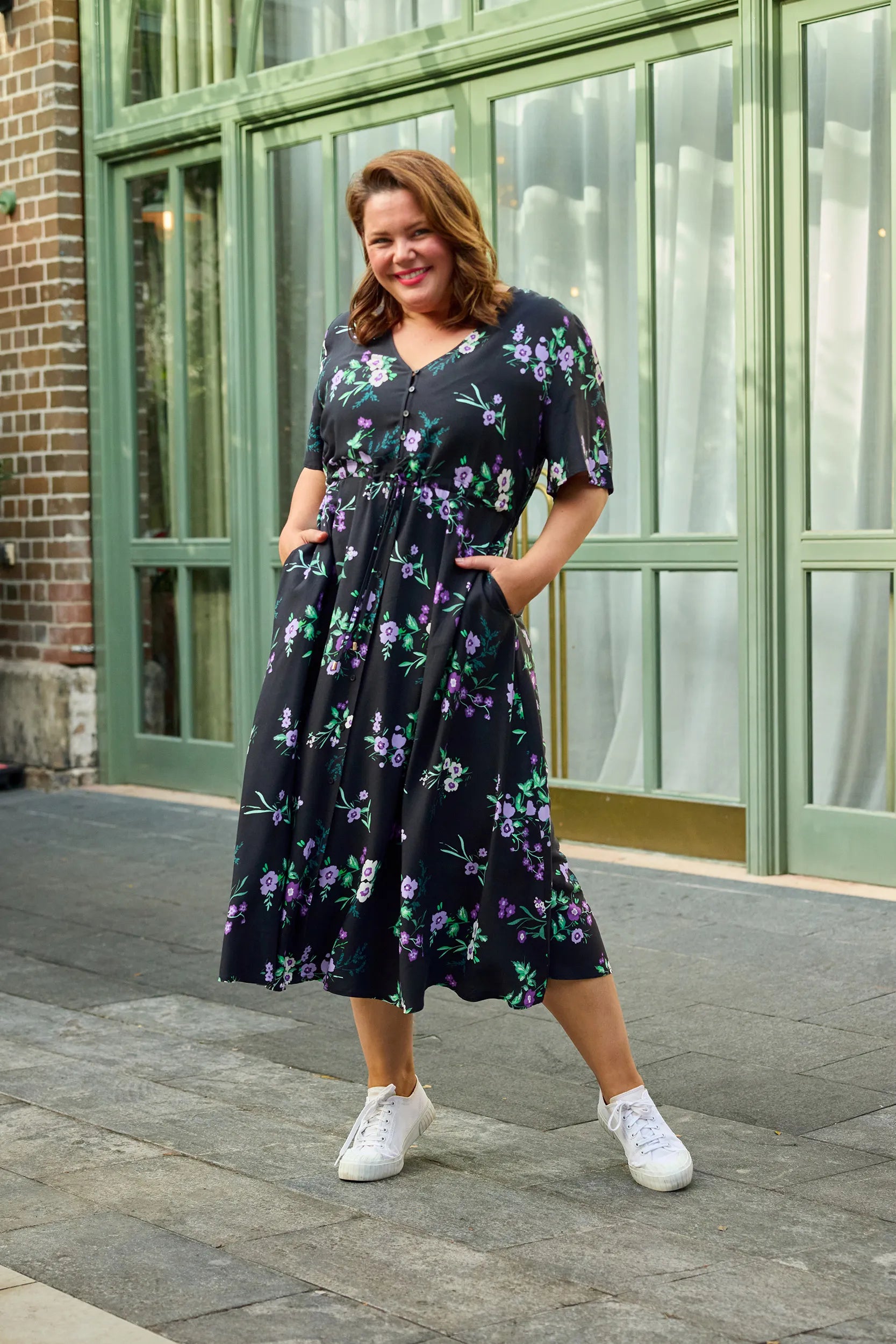 Michelle Violet Night Dress – Violet Night midi dress