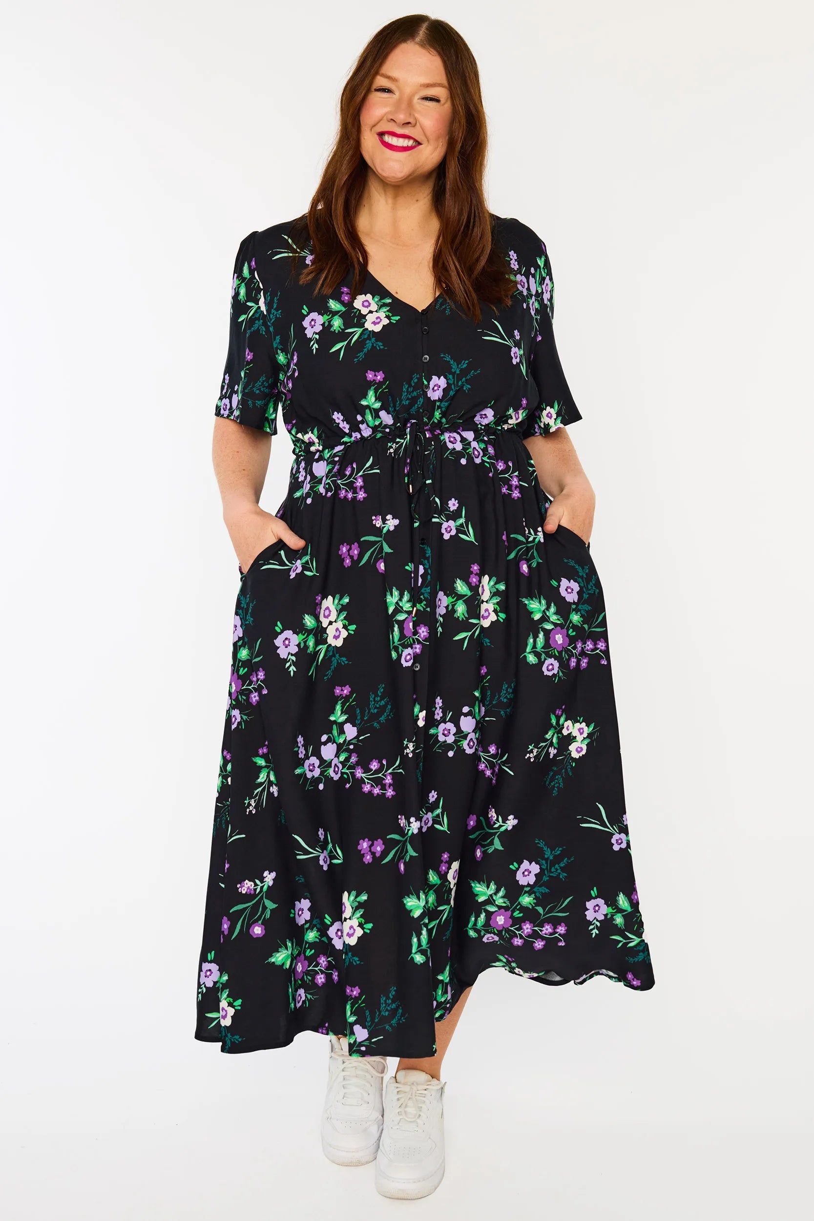 Michelle Violet Night Dress – Violet Night midi dress