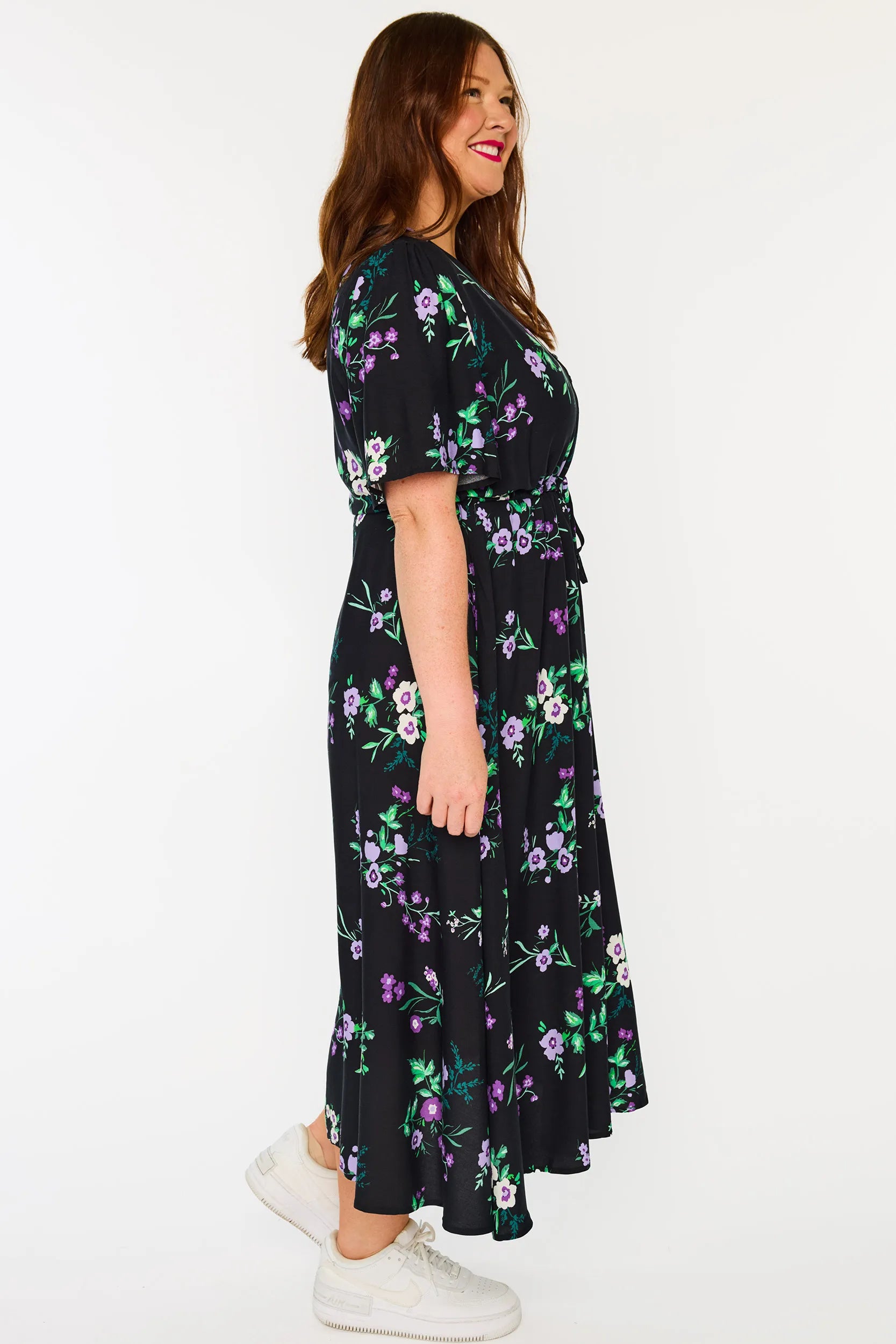 Michelle Violet Night Dress – Violet Night midi dress