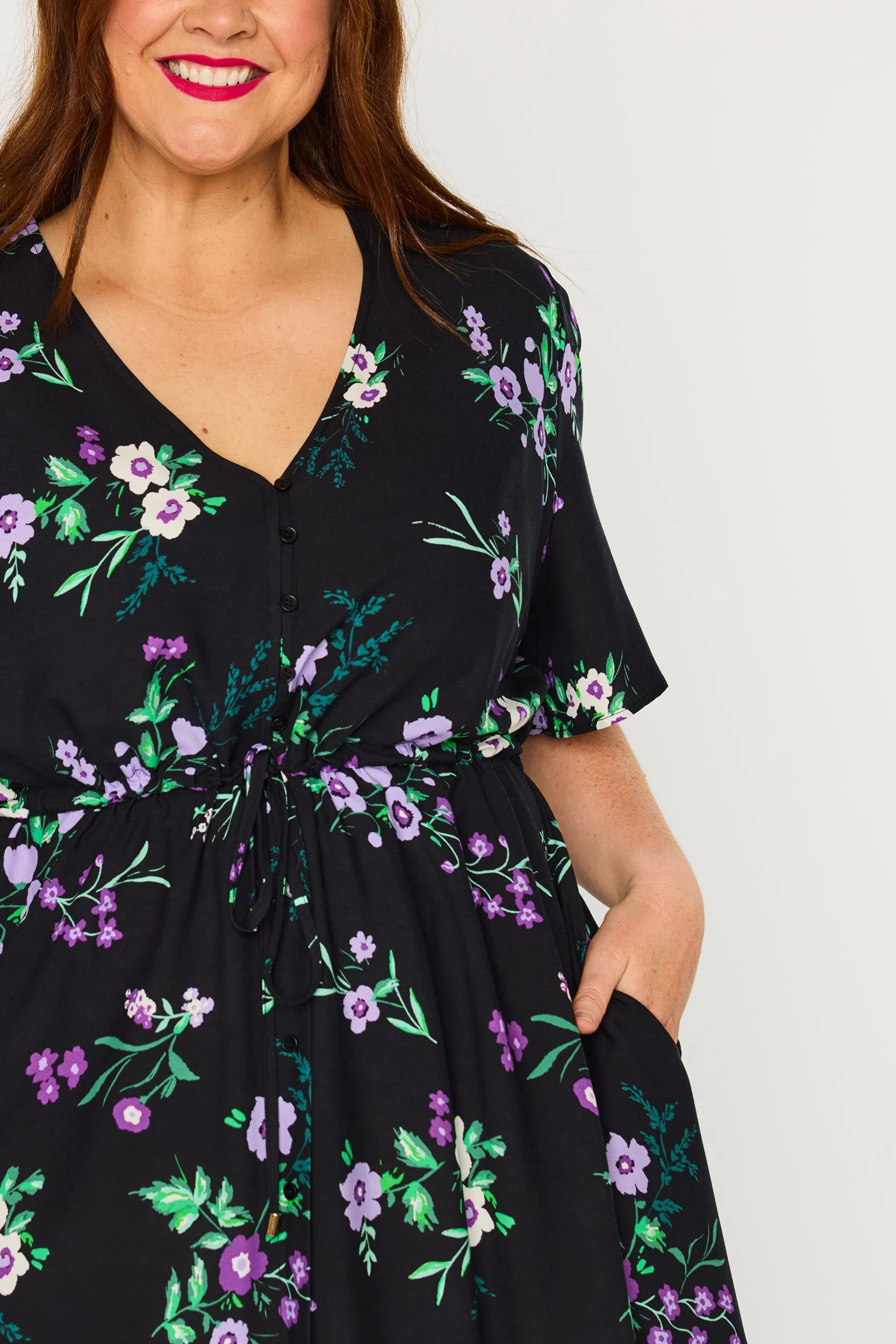 Michelle Violet Night Dress – Violet Night midi dress