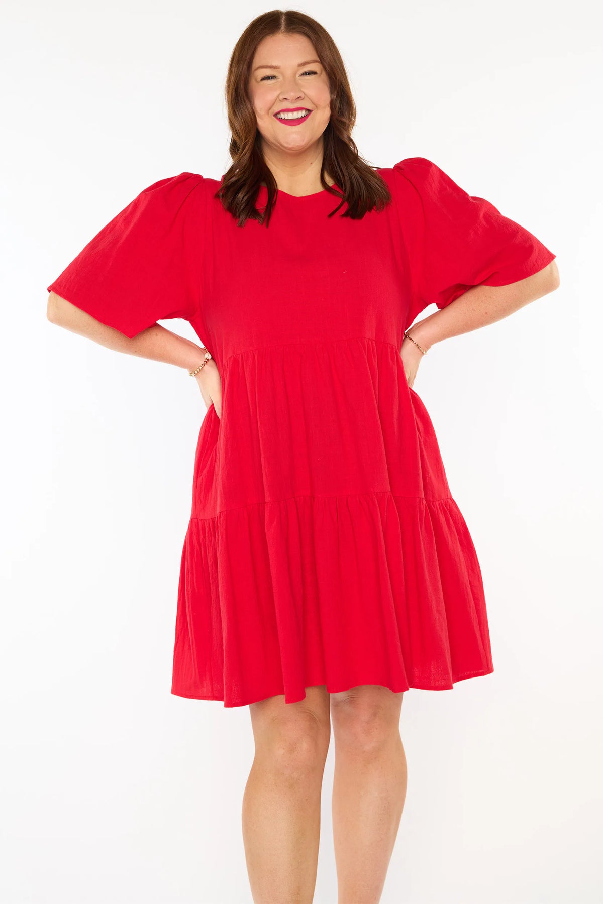 Wilma Red Dress, view 10