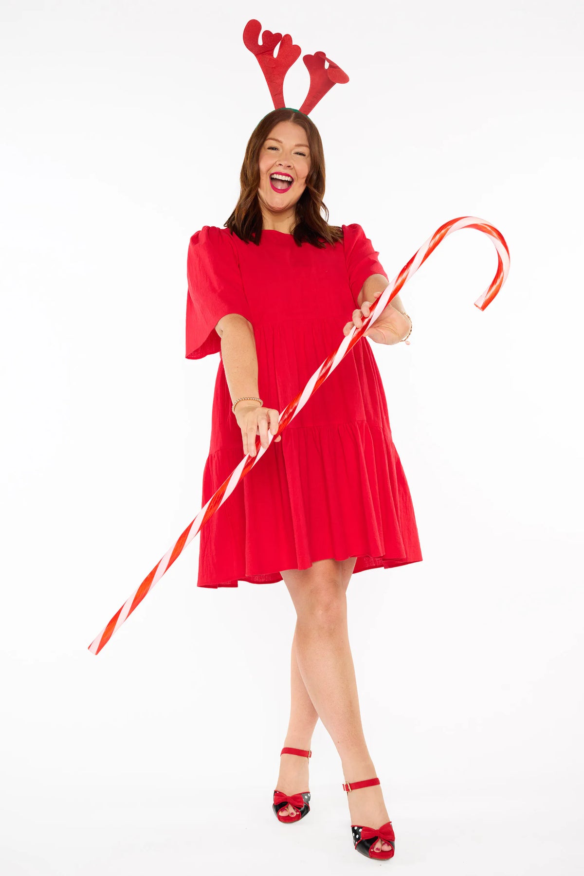 Wilma Red Dress, view 11