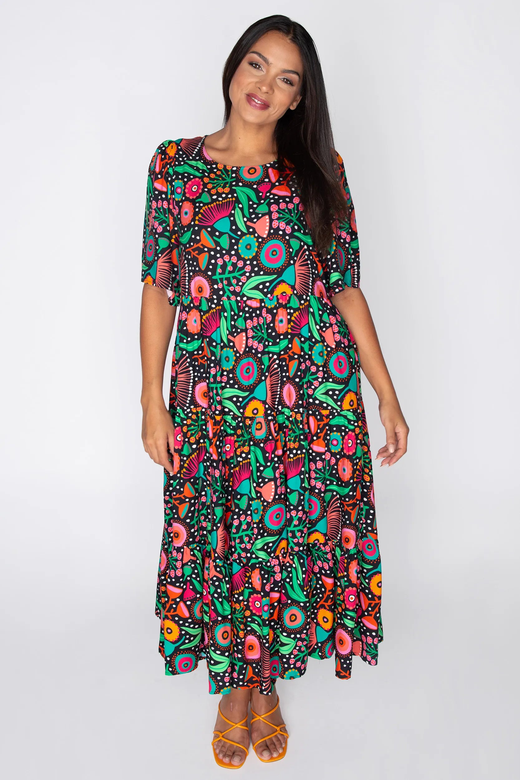 Charli Wattle Wonderland Dress – Wattle Wonderland maxi dress