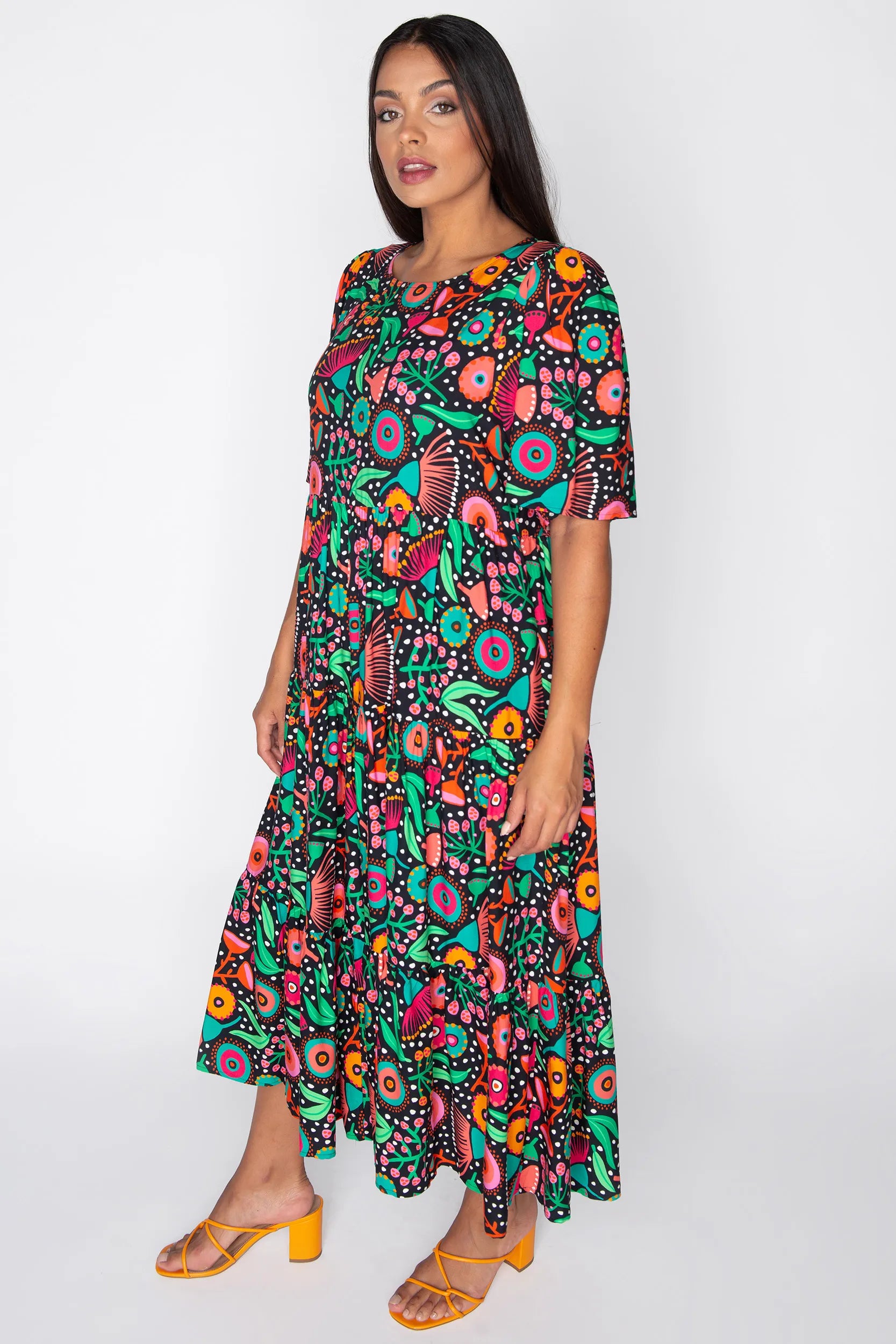 Charli Wattle Wonderland Dress – Wattle Wonderland maxi dress