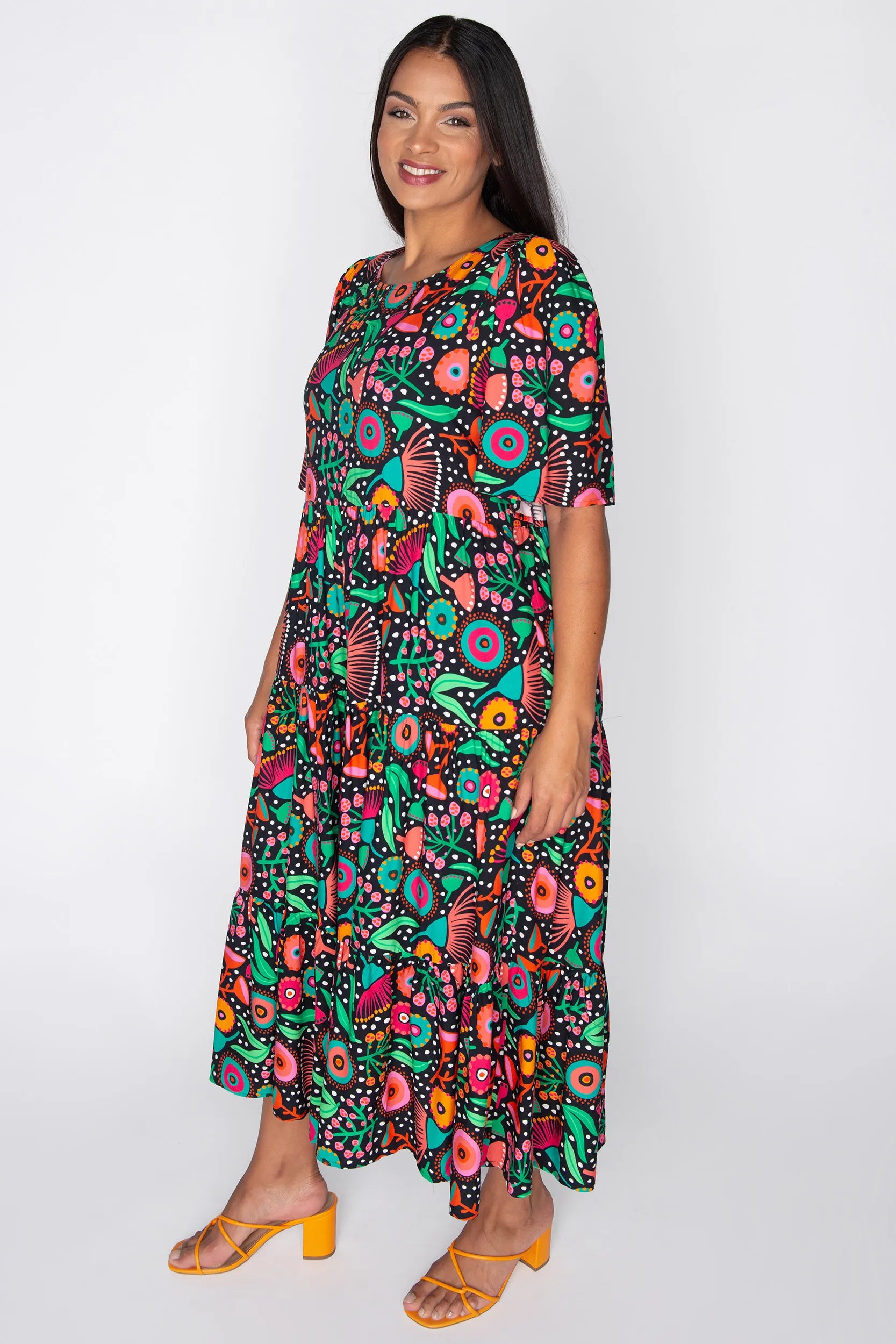 Charli Wattle Wonderland Dress – Wattle Wonderland maxi dress