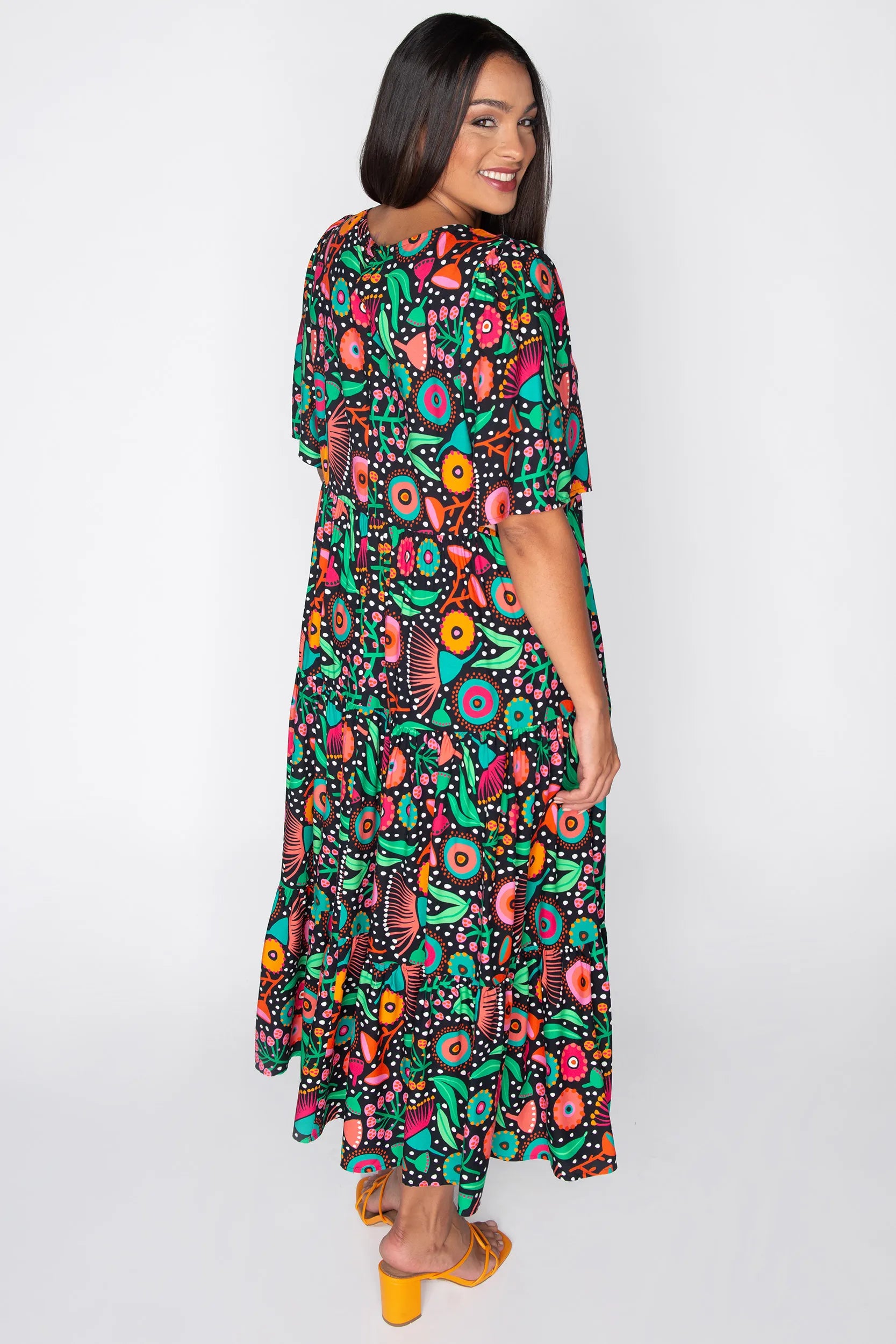 Charli Wattle Wonderland Dress – Wattle Wonderland maxi dress