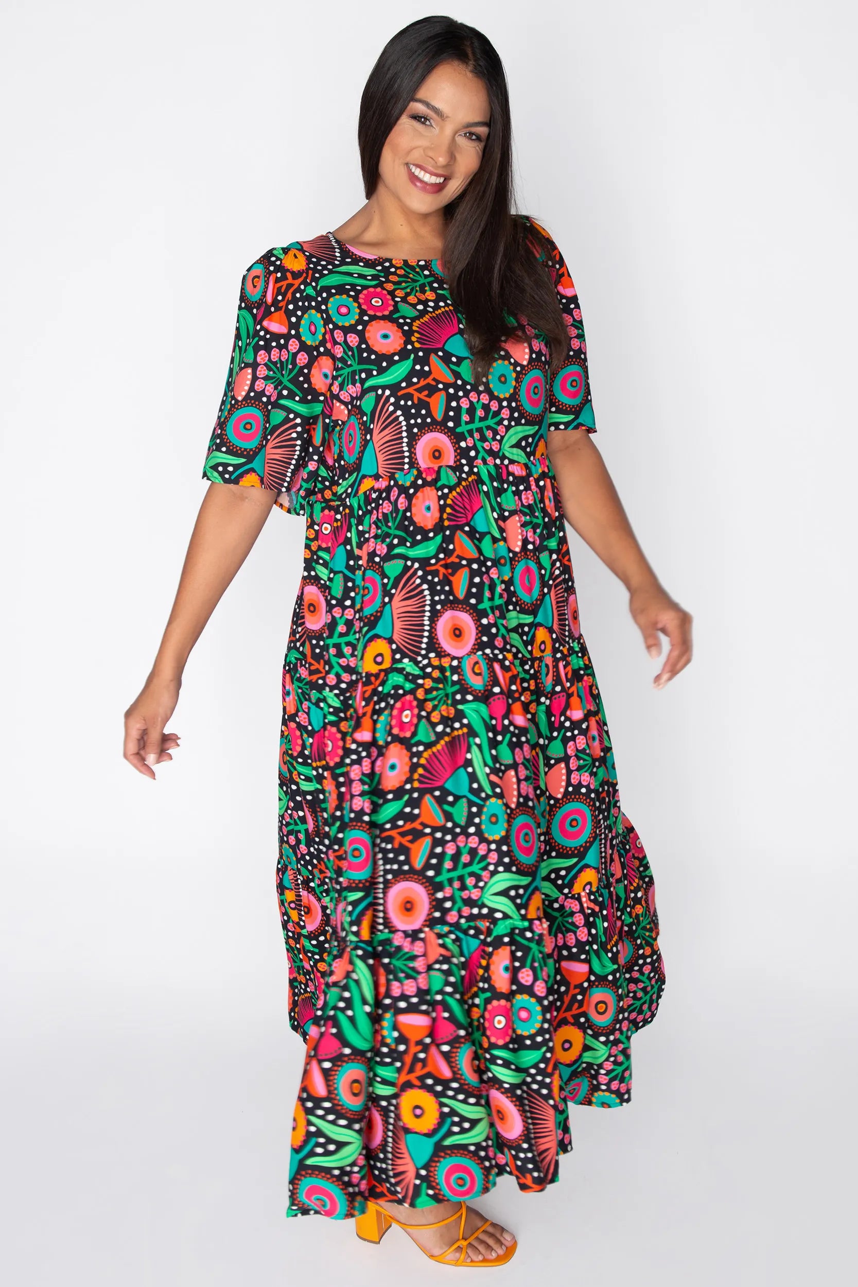 Charli Wattle Wonderland Dress – Wattle Wonderland maxi dress