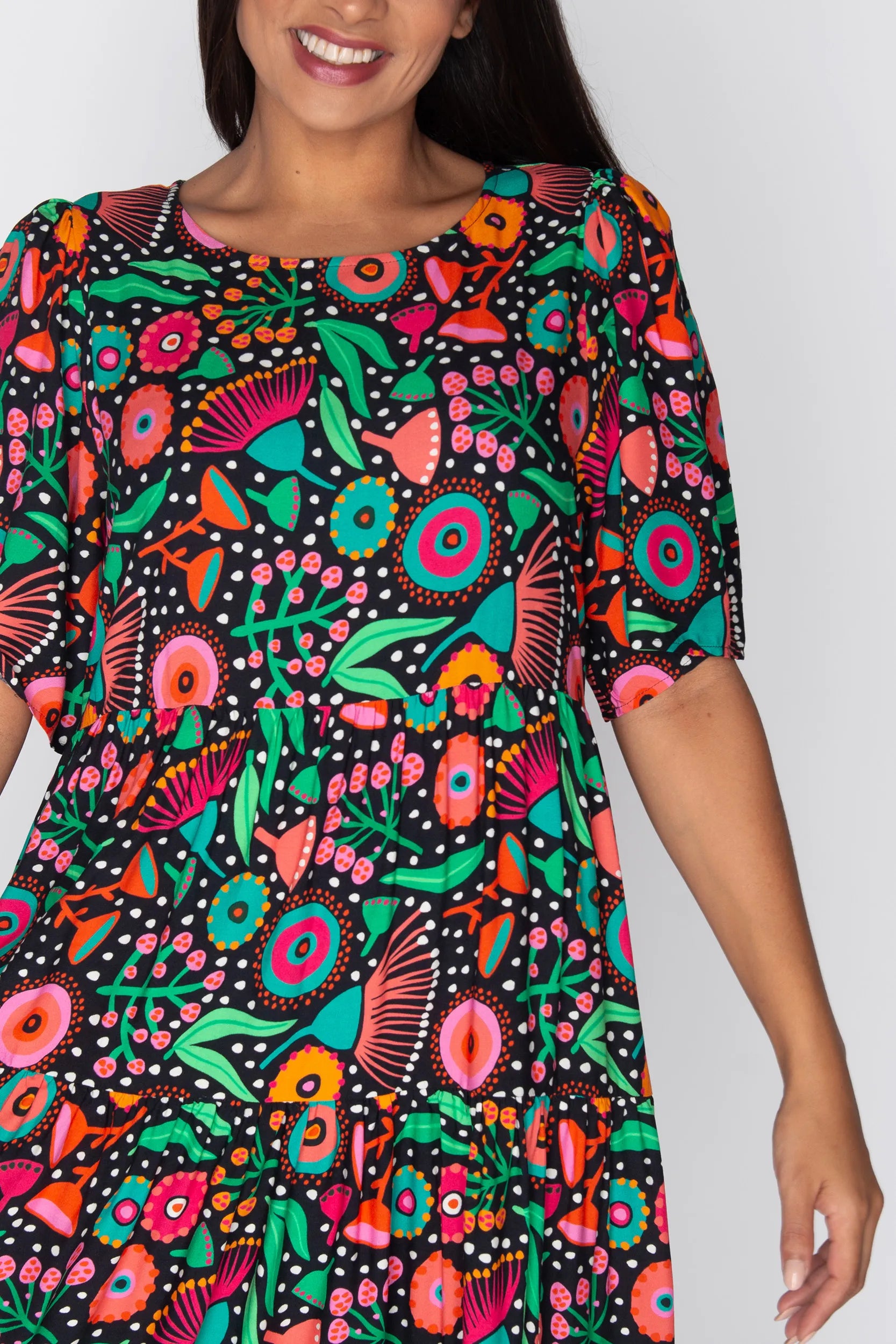 Charli Wattle Wonderland Dress – Wattle Wonderland maxi dress