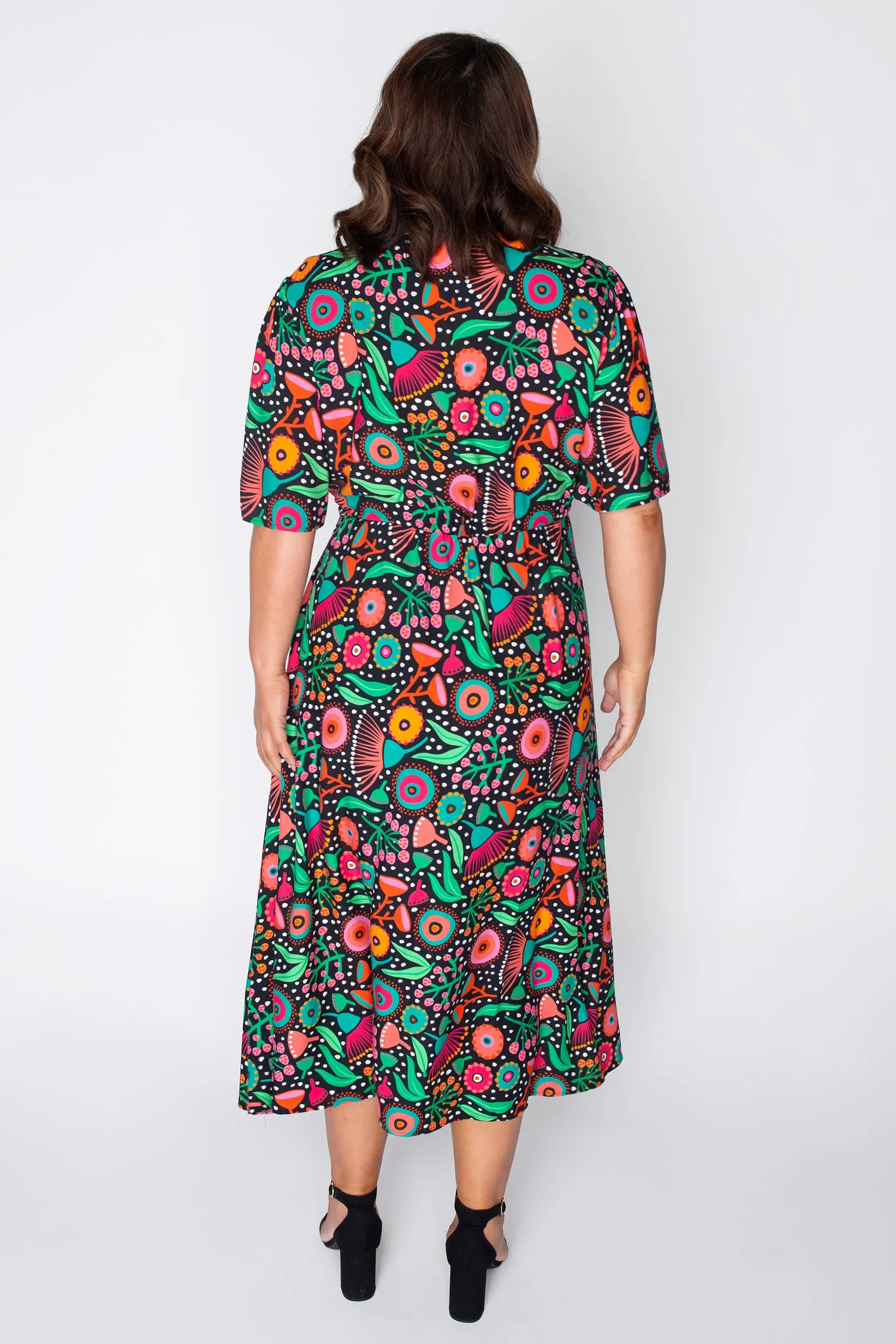 Michelle Wattle Wonderland Dress – Wattle Wonderland midi dress