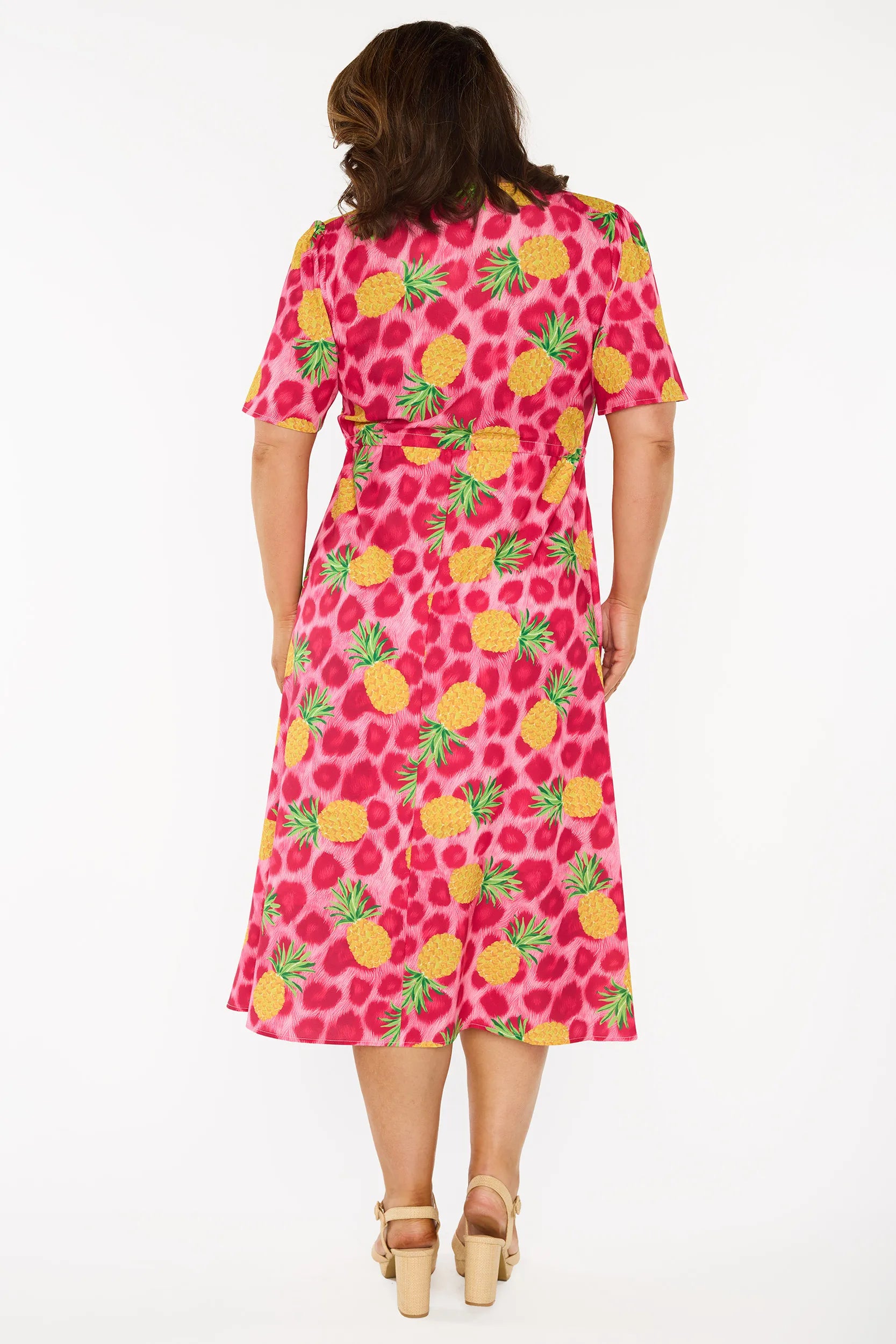 Marley Wild Pink Pineapples Dress