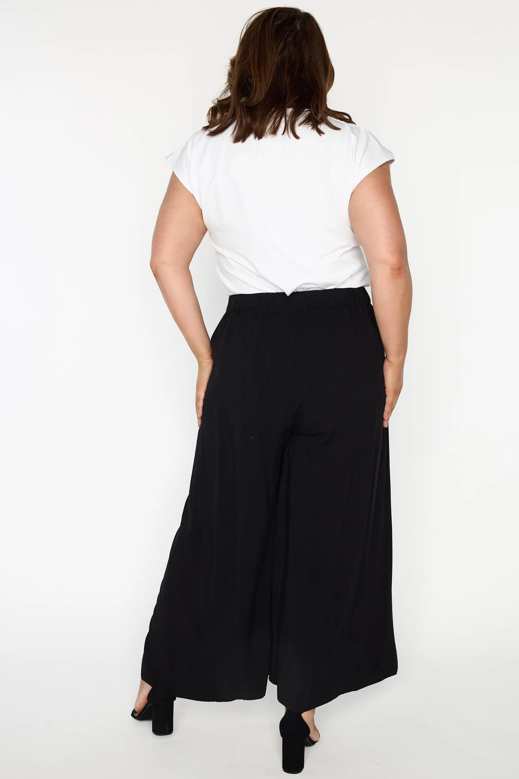 Xane Black Pant – Black wide leg pants