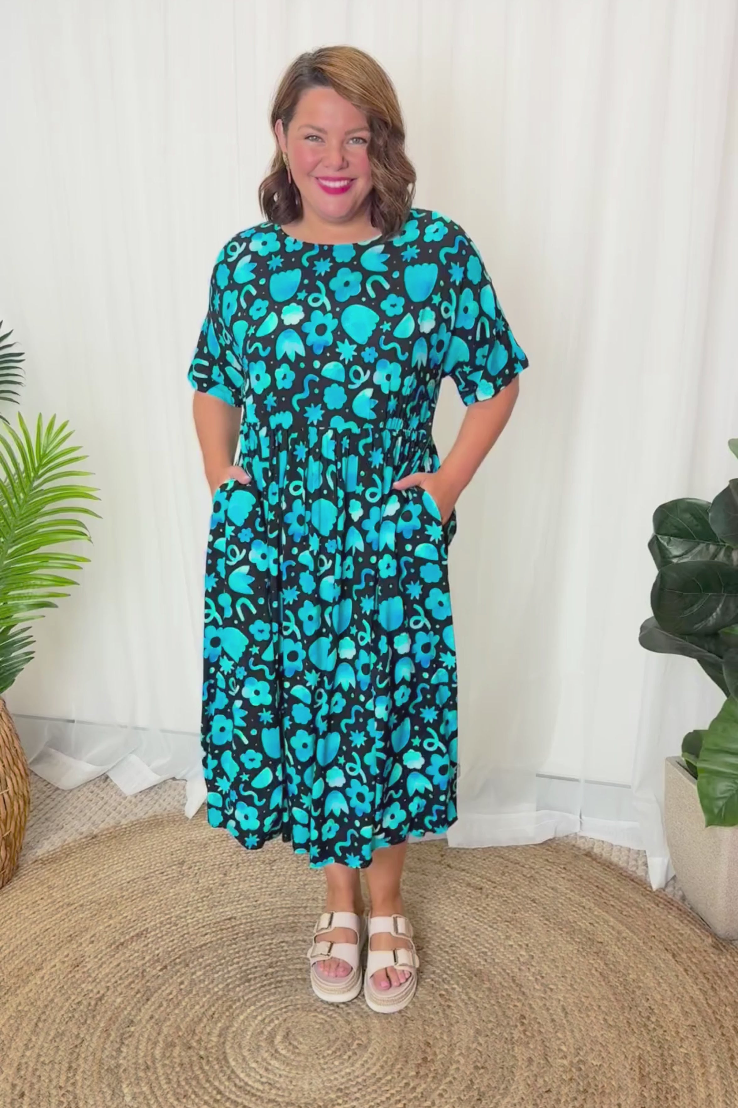 Iconic Stardust Florals Dress
