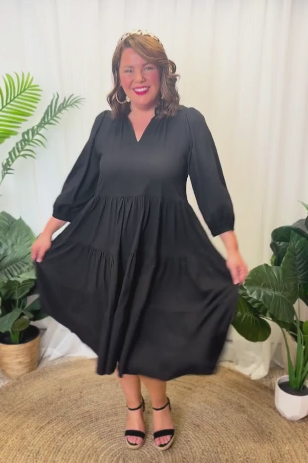 Crystal Black Dress