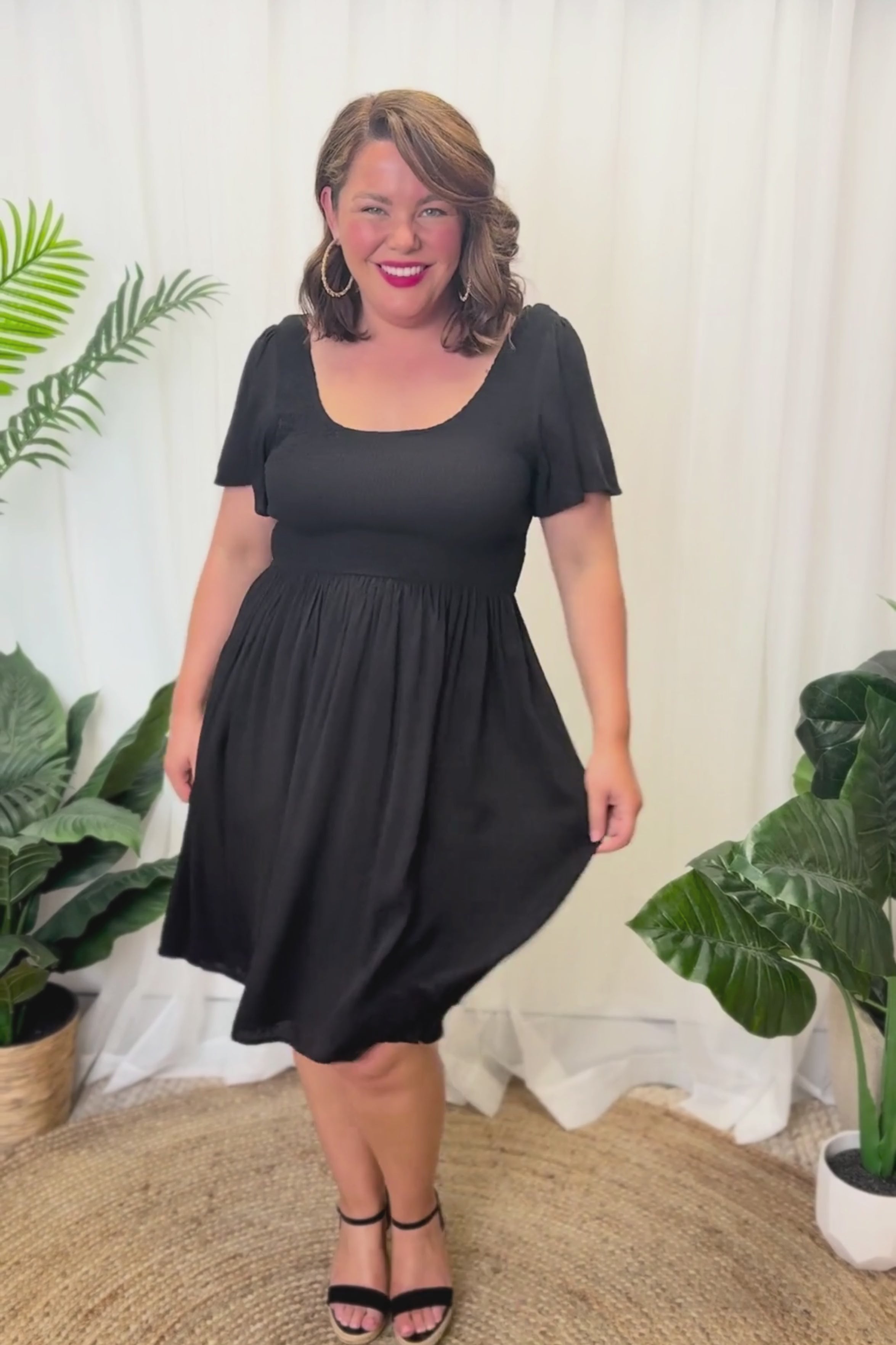 Merida Black Dress