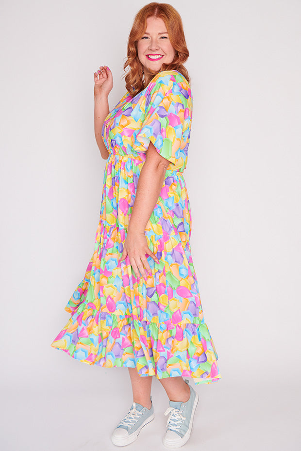 Blair Bedazzling Dress – Bedazzling midi dress
