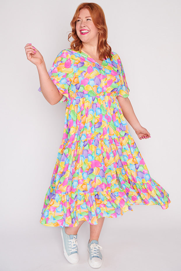 Blair Bedazzling Dress – Bedazzling midi dress
