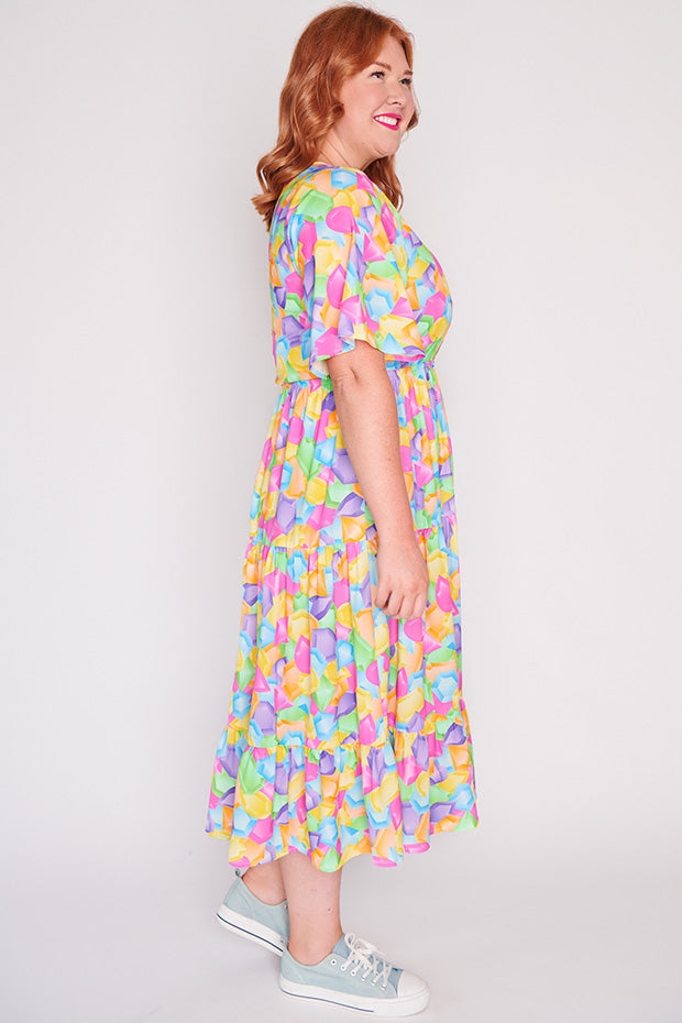 Blair Bedazzling Dress – Bedazzling midi dress