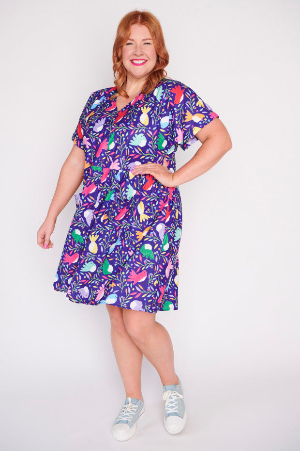 Jackie Willy Wagtail Pocket Front Dress – Willy Wagtail shift dress