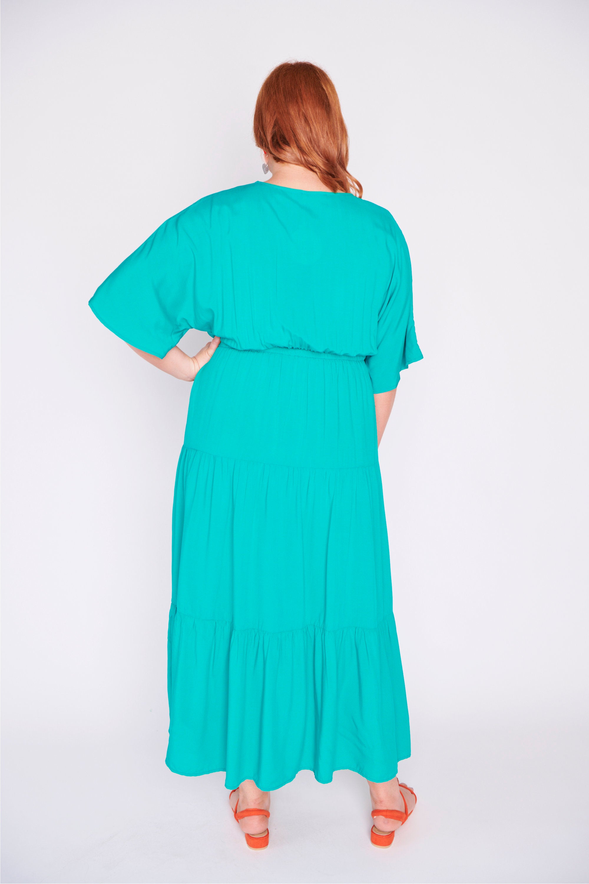 Maddie Teal Dress – Teal maxi dress