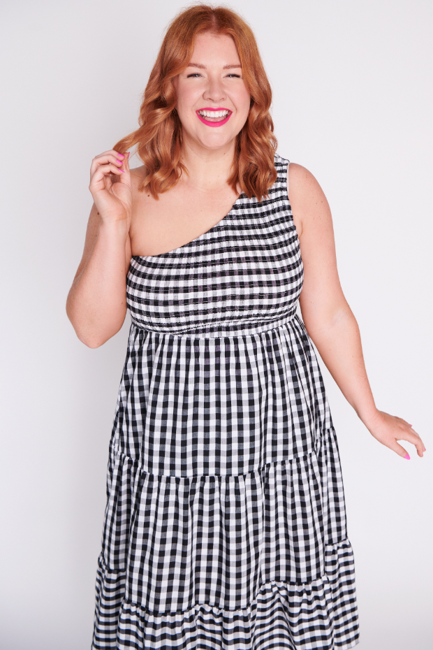 Spencer Black Gingham Dress – Little Party Dress
