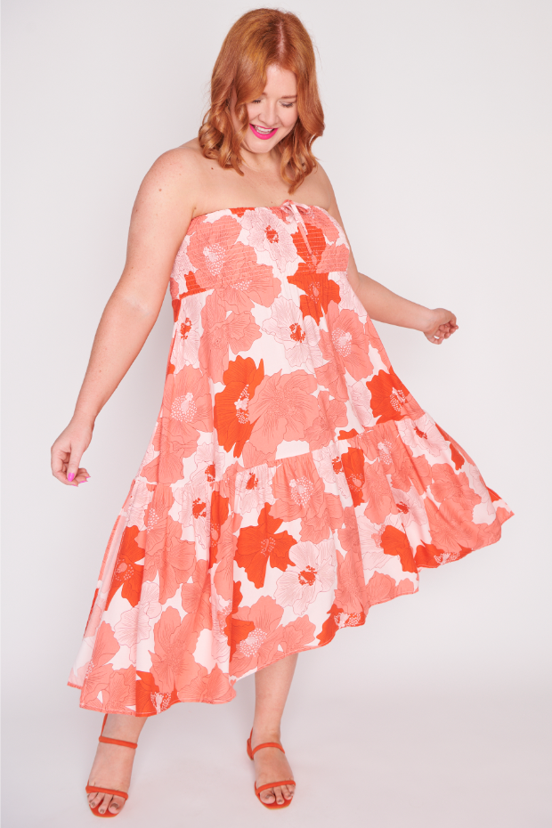 Willy Popping Orange Skirt – Popping Orange maxi skirt