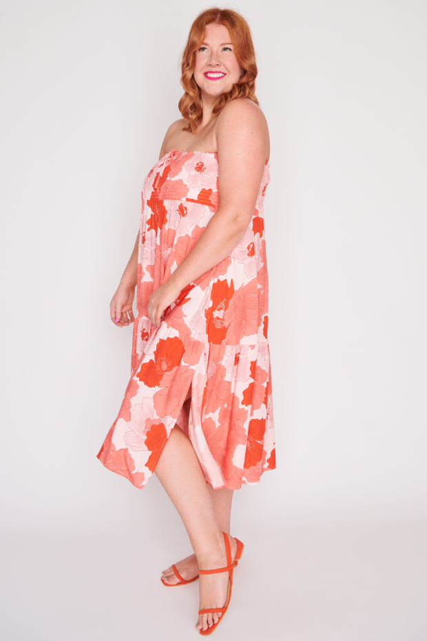 Willy Popping Orange Skirt – Popping Orange maxi skirt