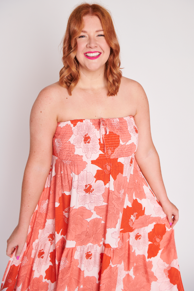 Willy Popping Orange Skirt – Popping Orange maxi skirt