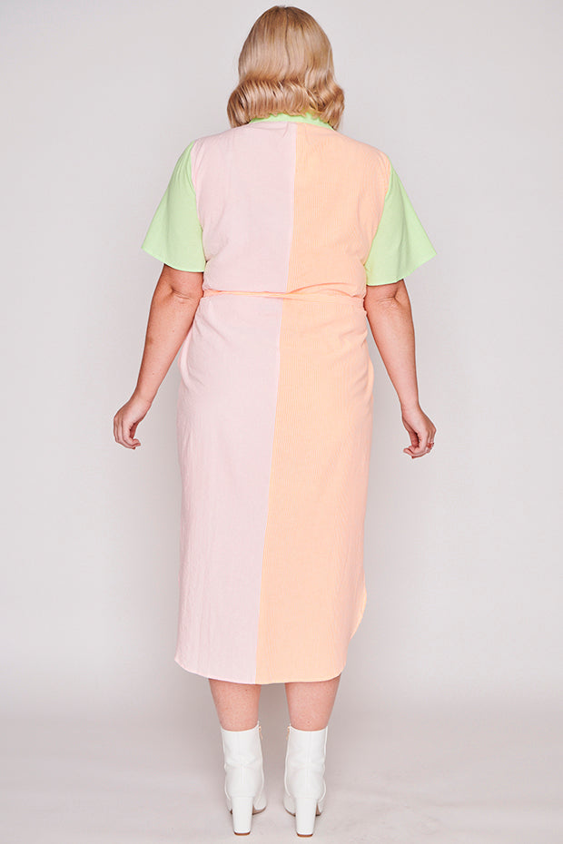 Between The Lines Citrus Dress – The Lines Citrus shirt dress
