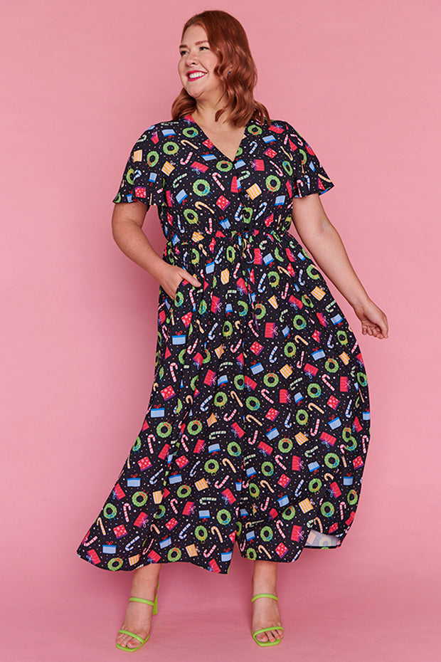 Justine Confetti Christmas Jumpsuit – Confetti Christmas jumpsuit