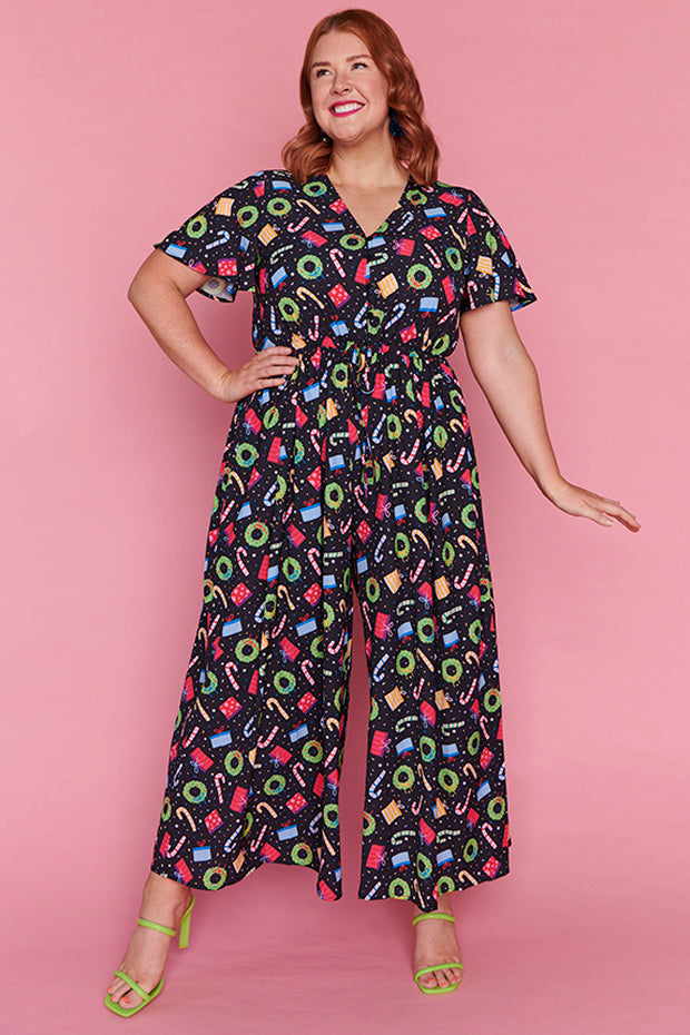 Justine Confetti Christmas Jumpsuit – Confetti Christmas jumpsuit