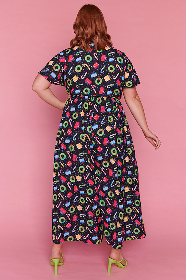 Justine Confetti Christmas Jumpsuit – Confetti Christmas jumpsuit