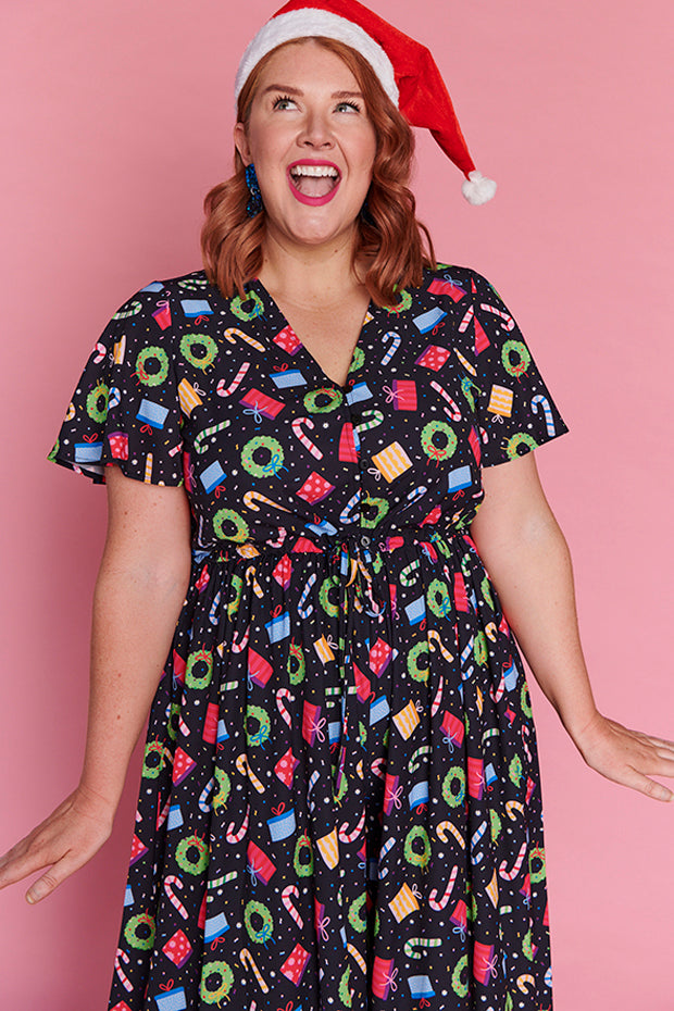 Justine Confetti Christmas Jumpsuit – Confetti Christmas jumpsuit