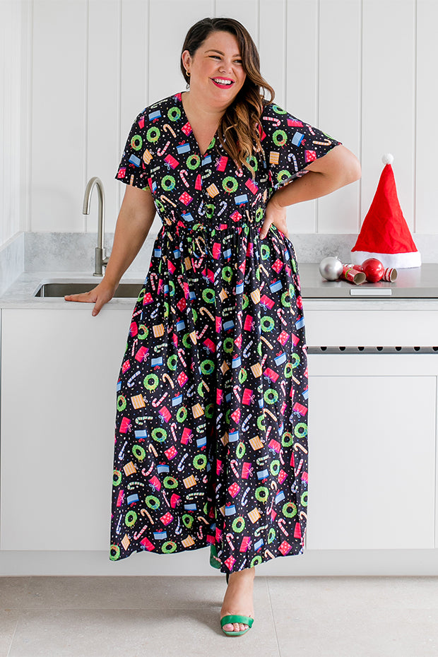 Justine Confetti Christmas Jumpsuit – Confetti Christmas jumpsuit